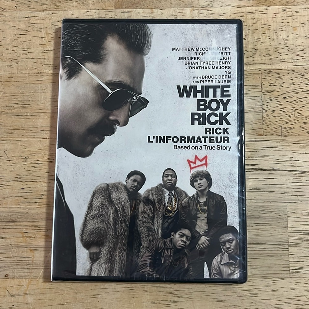 White Boy Rick DVD Sealed Featuring Matthew McConaughey